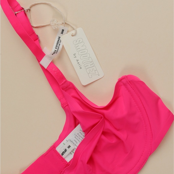 36B NWT Aerie SMOOTHEZ Mesh Unlined Bra - Picture 2 of 2